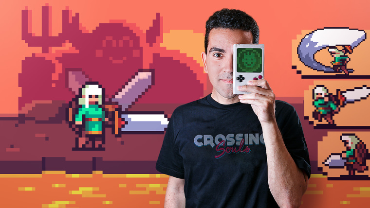 Animación de personajes en pixel art para videojuegos